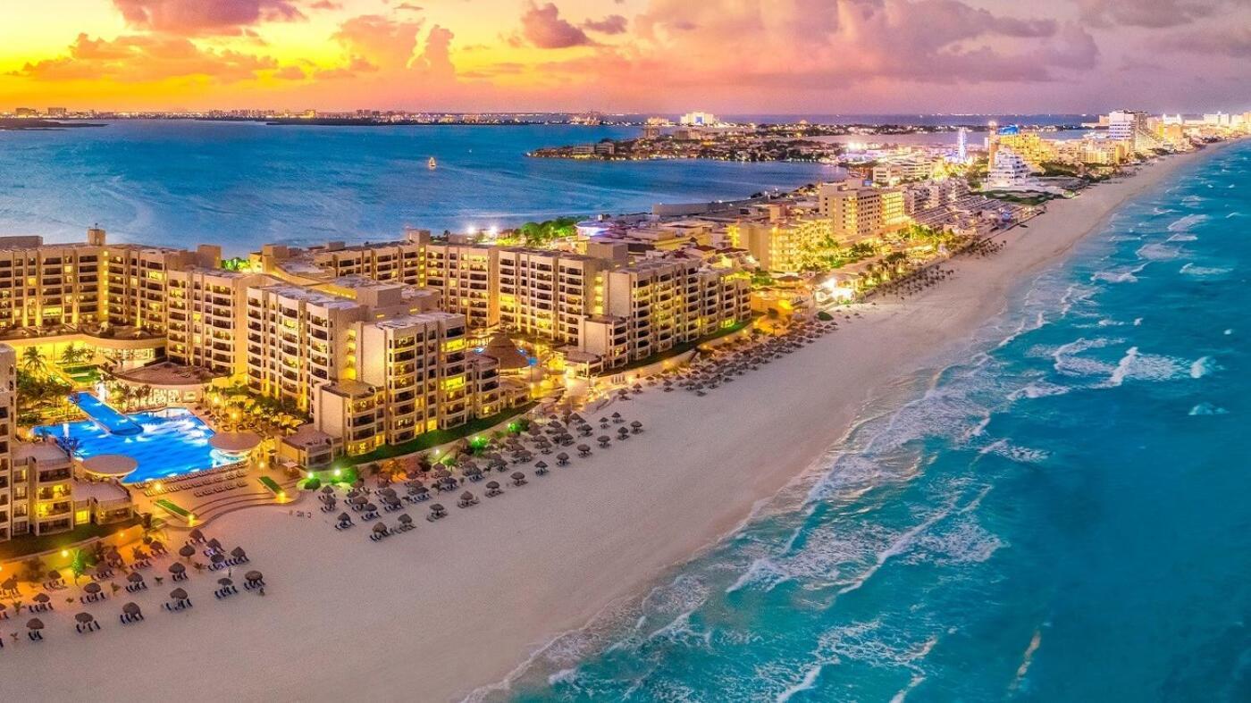 Aldeazul By Andiani Travel Apartment Cancun Bagian luar foto